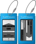 Luggage Tags Business Card Holder By Tufftaag - Durable Travel Id Bag Tag In    