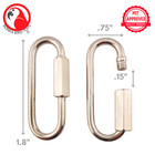 Bonka Bird Toys 2171 Pk5 Wide Mouth Quick Links Heavy Duty Bird Safe Parrot Pet