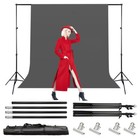 10ft Photography Photo Backdrop Support Stand Set Background Crossbar Kit Best
