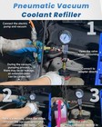 Atpeam 28pcs Universal Radiator Pressure Tester Coolant Pressure Tester And