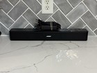 Bose Solo 5 Tv Sound System 418775 Bluetooth Black With Remote And Power Cable
