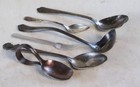 6 Vintage Pieces Of Silverware 5 Spoons And A Fork