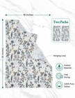 Flour Sack Kitchen Towels 2 Pack  18x26 Inch  retro Flower 