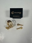 Challenger Metal Gold-plated Ligature For Tenor Saxophone Mouthpiece