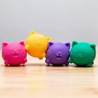 Schylling Teenie Needoh Cool Cats Squishy Fidget Stress Ball Toy Pack 3 