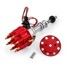 Ford 351c Cleveland 460 8020 Series Pro Billet Ready To Run Distributor  red 