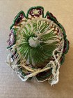 Vintage French Glass Beaded Flowers