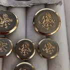 Bert Pulitzer Gold Blazer Buttons 6 2-large  4 Smaller
