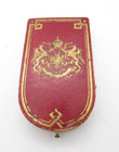 Wwi Austria Military Merit Medal Gold Red Enamel War Ribbon Swords Original Box