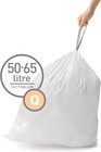 Simplehuman Code Q 240 Count  Genuine Custom Fit Liners  Drawstring Trash Bags