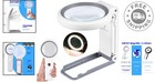Lighted Handheld Magnifier 30x 10x With Stand - Perfect For Close Work