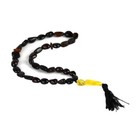 Muslim Prayer Amber Beads 33 Beads - Handmade Amber Rosary - Islamic Amber