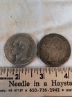 Venezuela 5 Bolivares Silver Bolivar Coin Two Silver Coins 1935  1936