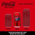Coca-cola Zero Sugar Soda  12 Fl Oz Cans  12  pack Of 12   Rich Brown
