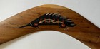 Australian Boomerang Dreamtime Native Arts And Crafts 20  With Echidna Image