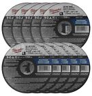 Milwaukee 10 Pack - 4 5  Cut Off Wheels For Grinders On Metal   Stainless Steel