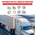 Reflective Tape Conspicuity Trailer Safety Warning Sign Auto Truck Red White New