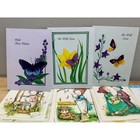 Vintage Greeting Card Lot Of 58 Get Well Soon Happy Birthday Thinking Of You