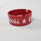 Coors Red Ashtray Vintage Collectable Bar Decor Plastic Made By Brookpark Read   