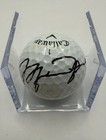 Michael Jordan    game Used    Autographed Golf Ball- Signed        W card