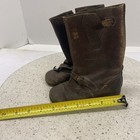 Early 1900s Child s Leather Boots Shoes Cobbler  Made Hand Made