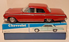 Vintage Atc Japan 1963 Chevrolet 12  Tin Car In Orig Box - Near Mint - Amazing 