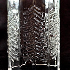 Iittala Kuusi Hurricane Lamp Shade  Cast Crystal  6 In  Jorma Venno  Vintage