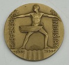 Art Deco World s Fair Medal 1933  Emil Robert Zettler Sculptor  Century Progress