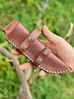 Custom Handmade Pure Cow Leather Sheath For Fixed Blade Knife 8  To 10  Blade
