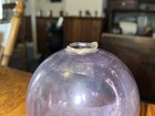 Vintage Amethyst sun Purple Lightning Rod Ball Glass Weathervane Globe 5   