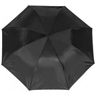 Misty Harbor Automatic Open Folding Rain Umbrella Black