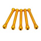 Gold Metal Straw Tube Party Accessories Snuff For Bar Sniffer 1pc