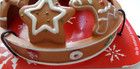 Yankee Candle Frosted Gingerbread Star Cookies Illuma Lid Topper  new On Card