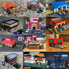1 64 Scale Diorama Building Kits For Hot Wheels   Diecast Cars - Diy Model Kit
