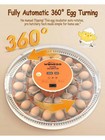 30 Egg Incubator Automatic Turner Digital Display Candler Chicken