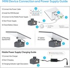 Starlink Mini Battery Pack With Mount   Power Adapter  2025 Upgraded Rechargeabl