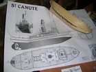Digital Plans Only St Canute Rc Model Boat Vintage Tug Boat Ship Plans