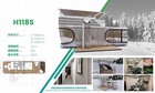 Modular Portable Steel Prefab Home - Luxury Flat Pack Capsule House  h118s 