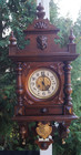 Antique C 1907 Junghans Free Swinger Wall Clock - Beauty - Serviced - See Video