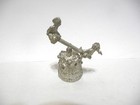 Thimble Vintage Pewter  see-saw Margery Daw     It Moves Up   Down