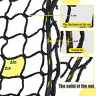 Thick   Durable Round Bale Hay Net For Horses-large 5x5ft Size  Black Nylon