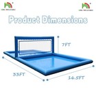 33x17ft  Inflatable Volleyball Court Air Pump For Kids Adults Outdoor Sport Game