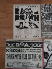 Social Distortion Black Flag Gbh Rkl Punk Flyers Hardcore Punk Lot Of 97 Rare80s