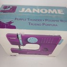 Janome New Home Purple Thunder Model 525b Mini Sewing Machine With Pedal