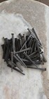 Antique Square Hand Cut Straight Coffin Nails Lot Of 75 Approx 2 5 To 3 Inches 