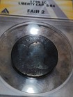 1796 Flowing Hair W  Liberty Cap Large Cent  S-84  Anacs Fair  Fr-02