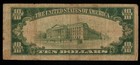 1929  10 National Currency Bank Note Rocky Mount Virginia Ch8984 Fr1801-2 Ca2132