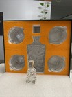 Lanfula Whiskey Decanter Set 27 Oz Crystal Liquor Bottle rock Glasses