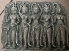Gorgeous Temple Carving Sandstone Goddess Deities Thai Buddhist Lakshmi