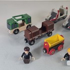 Brio Train Vehicles People Lot Of 8 Plastic Wood